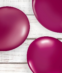 Burgundy Coloured Latex and Foil Balloon | Order Today